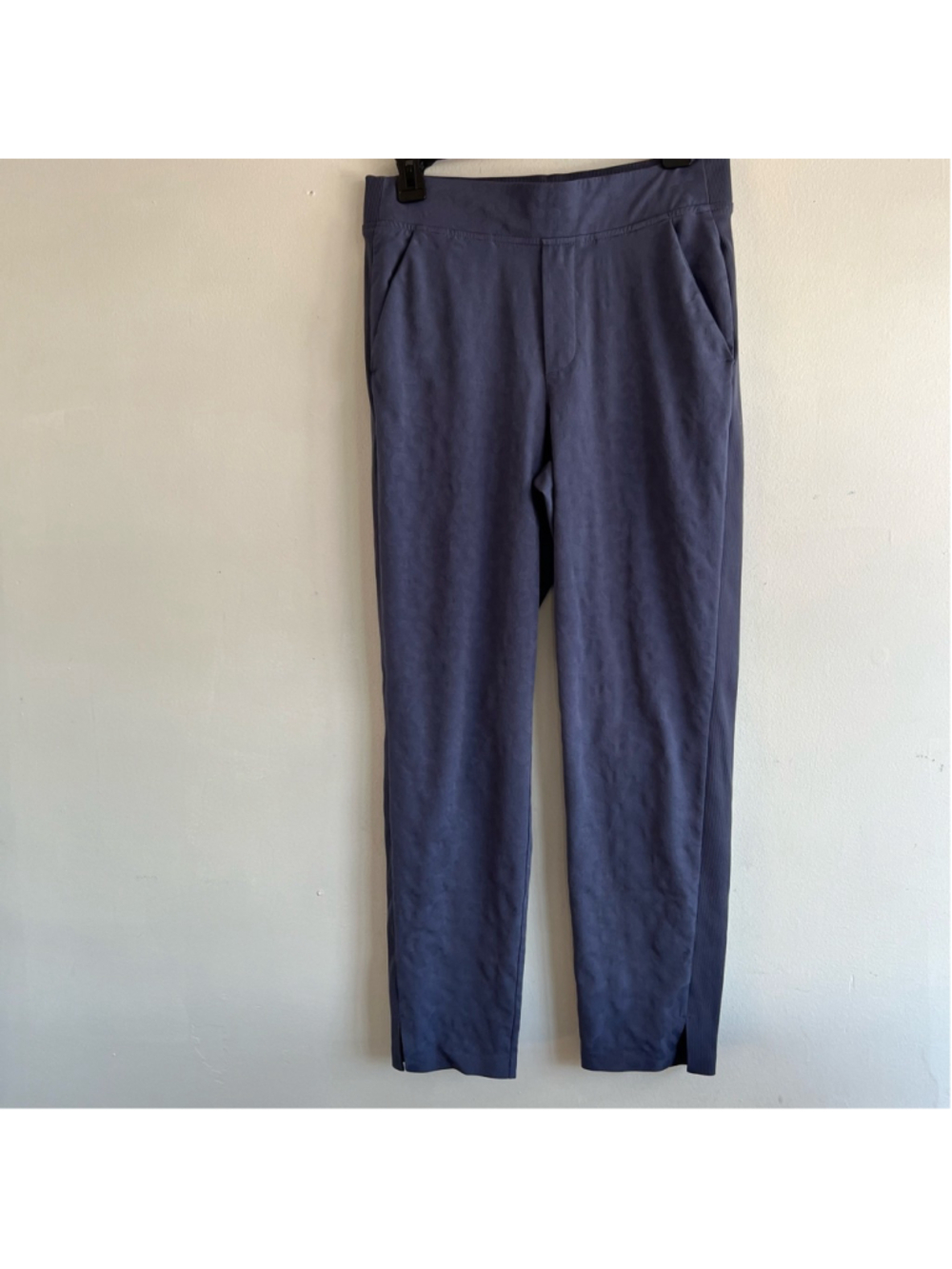 Athleta Blue Brooklyn Textured Ankle Pant Size 6